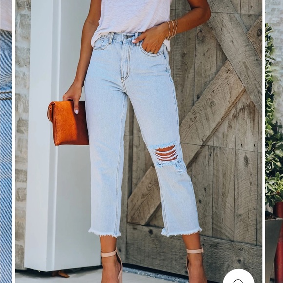 Vici Denim - VICI - Kind High-rise distressed denim